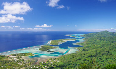 Huahine aerial